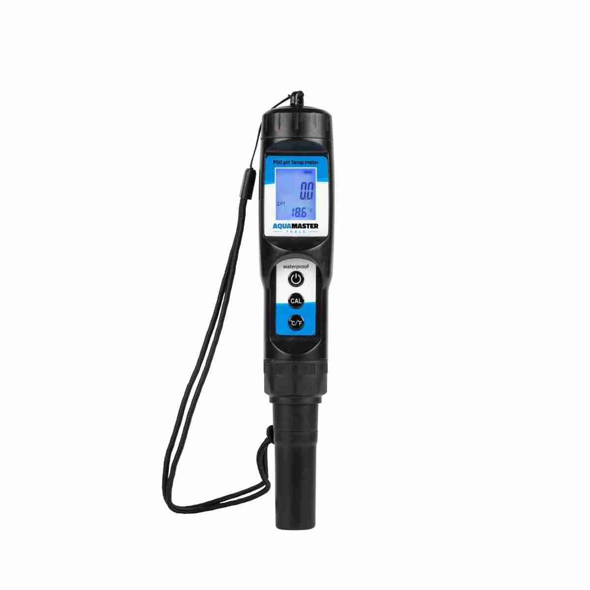AquaMaster P50 Pro waterdichte pH- en temperatuurmeter voor de koivijver