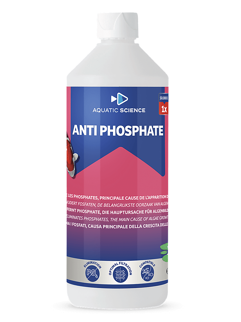 Aquatic Science Anti-Phosphate 1 liter – fosfaatverwijderaar voor de vijver