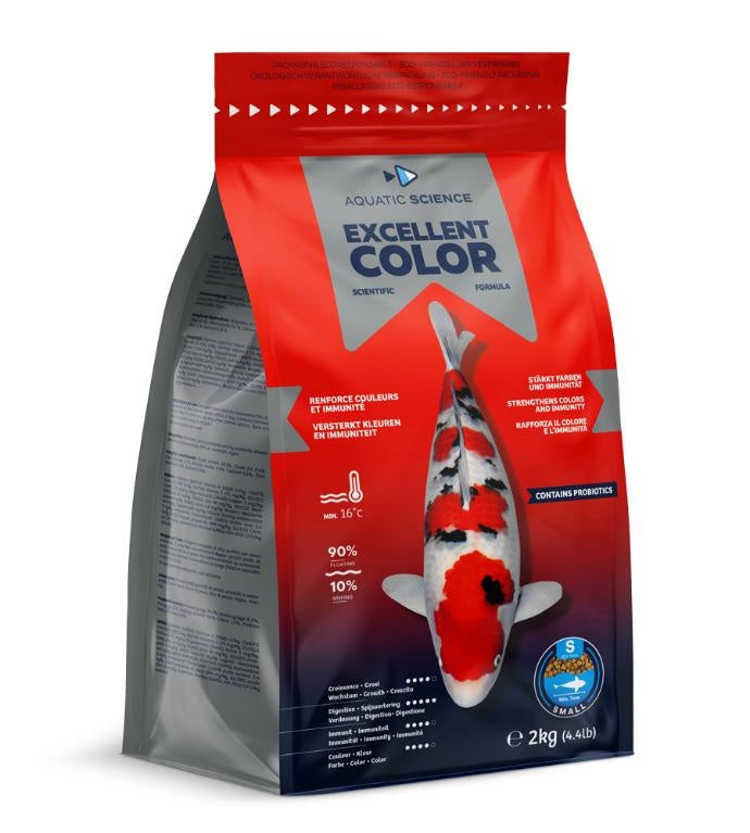 Aquatic Science Excellent Color Small 2 kg – kleurversterkend koivoer