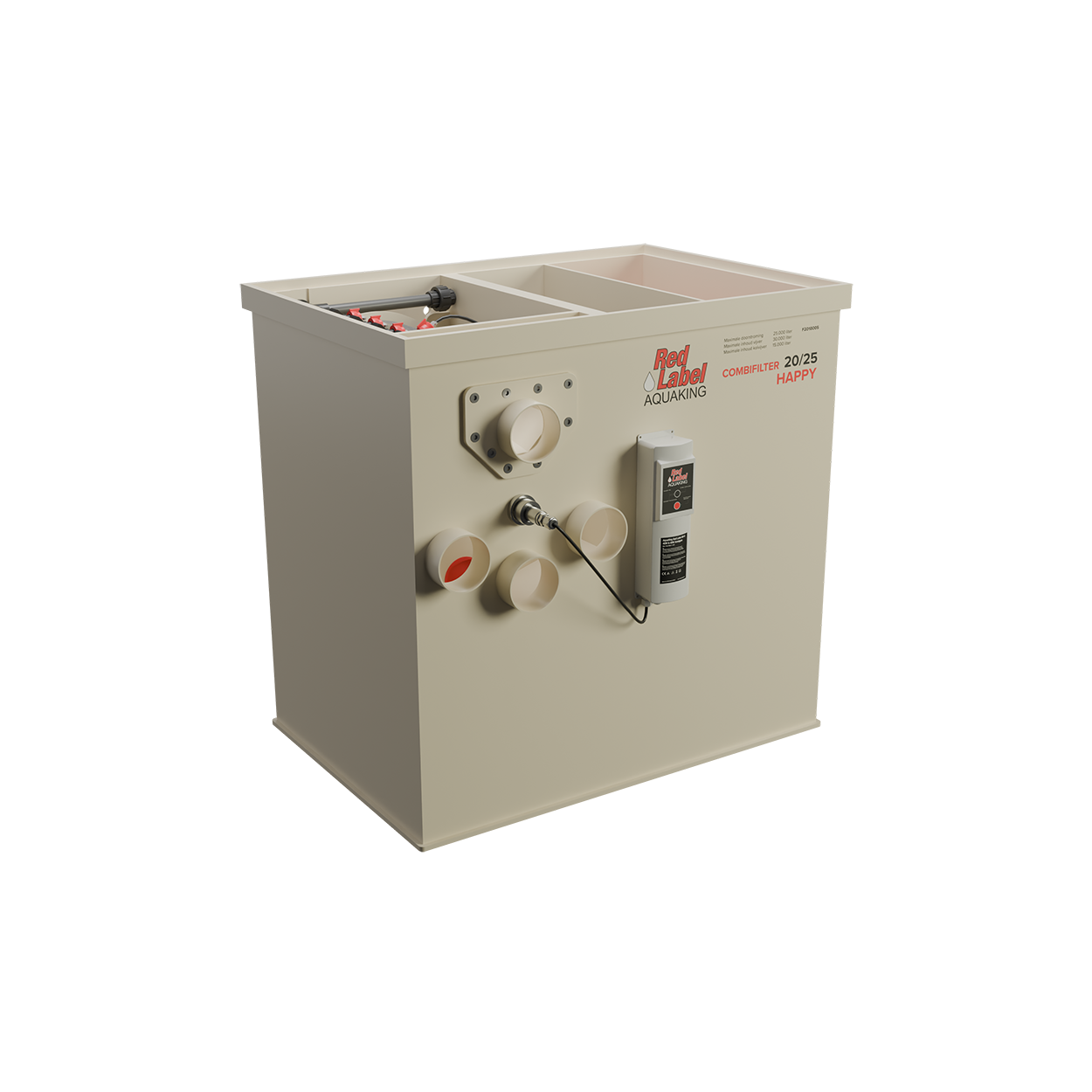 Red Label AquaKing Combi Filter Happy 20/25 op witte achtergrond