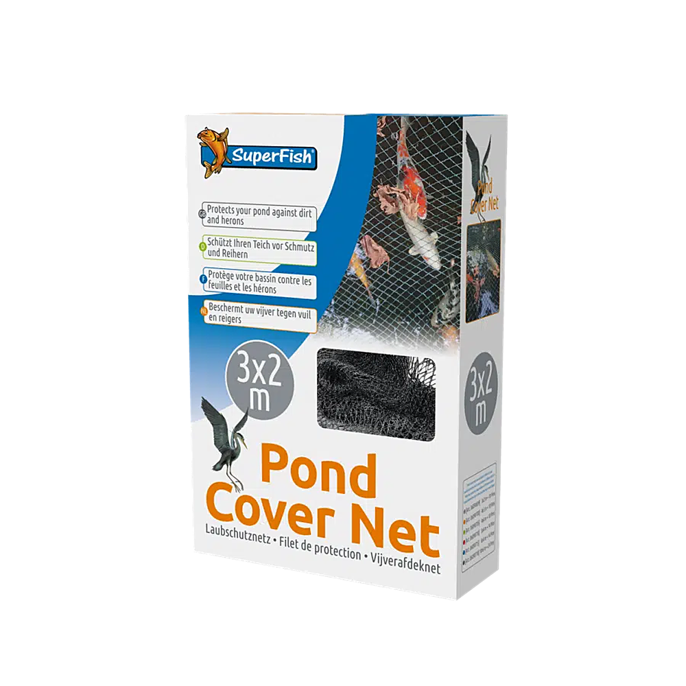 SuperFish Pond Cover Net 3 x 2 m – vijverafdeknet tegen bladeren en reigers