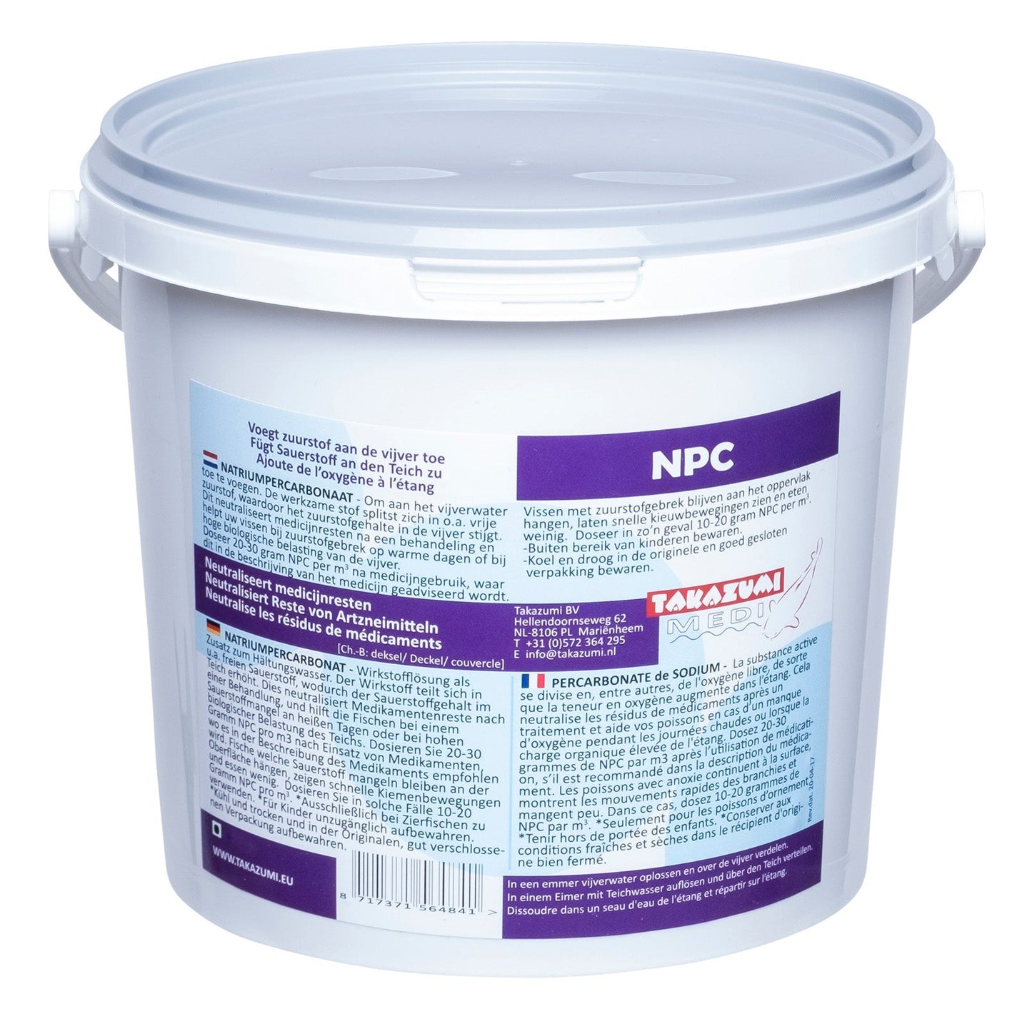 Takazumi NPC 2 kg – zuurstofpreparaat voor de vijver