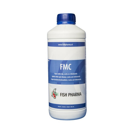 Fish Pharma FMC 1 liter – tegen witte stip, Costia en Chilodonella