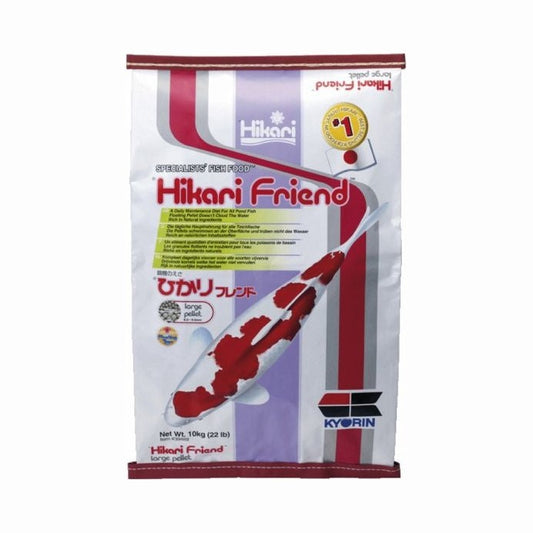 Hikari Friend Large 10 kg – Drijvend Koivoer voor Koi & Vijvervissen (korrel 8–9 mm)