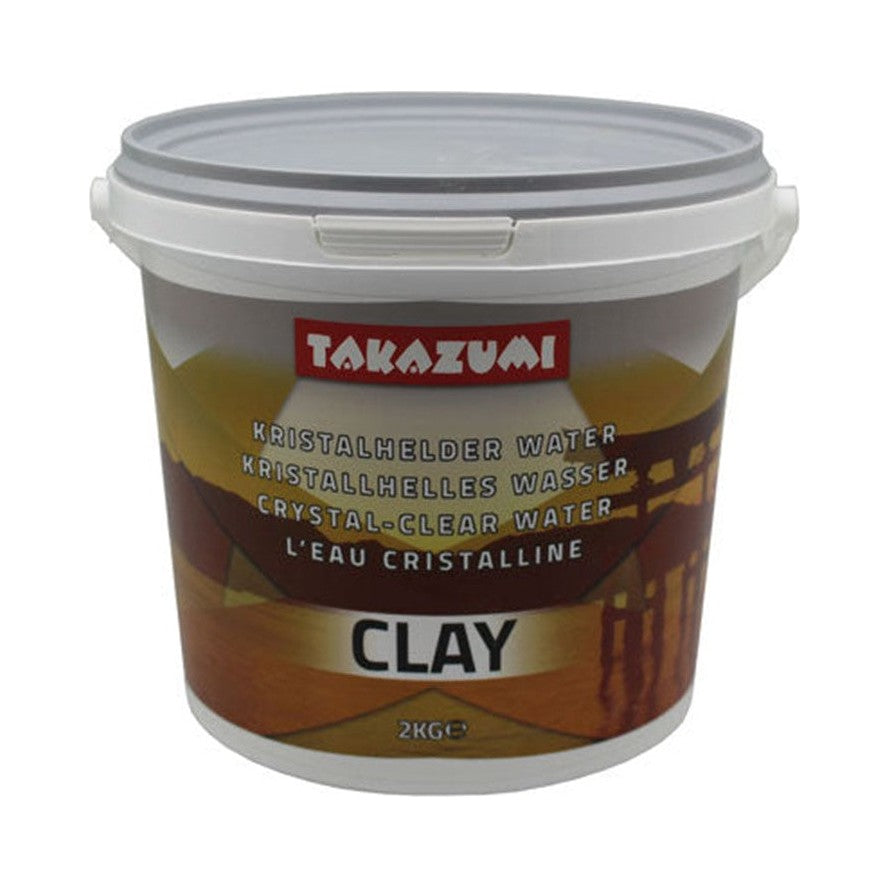 Takazumi Clay 2 kg – mineralenklei voor helder en gezond vijverwater