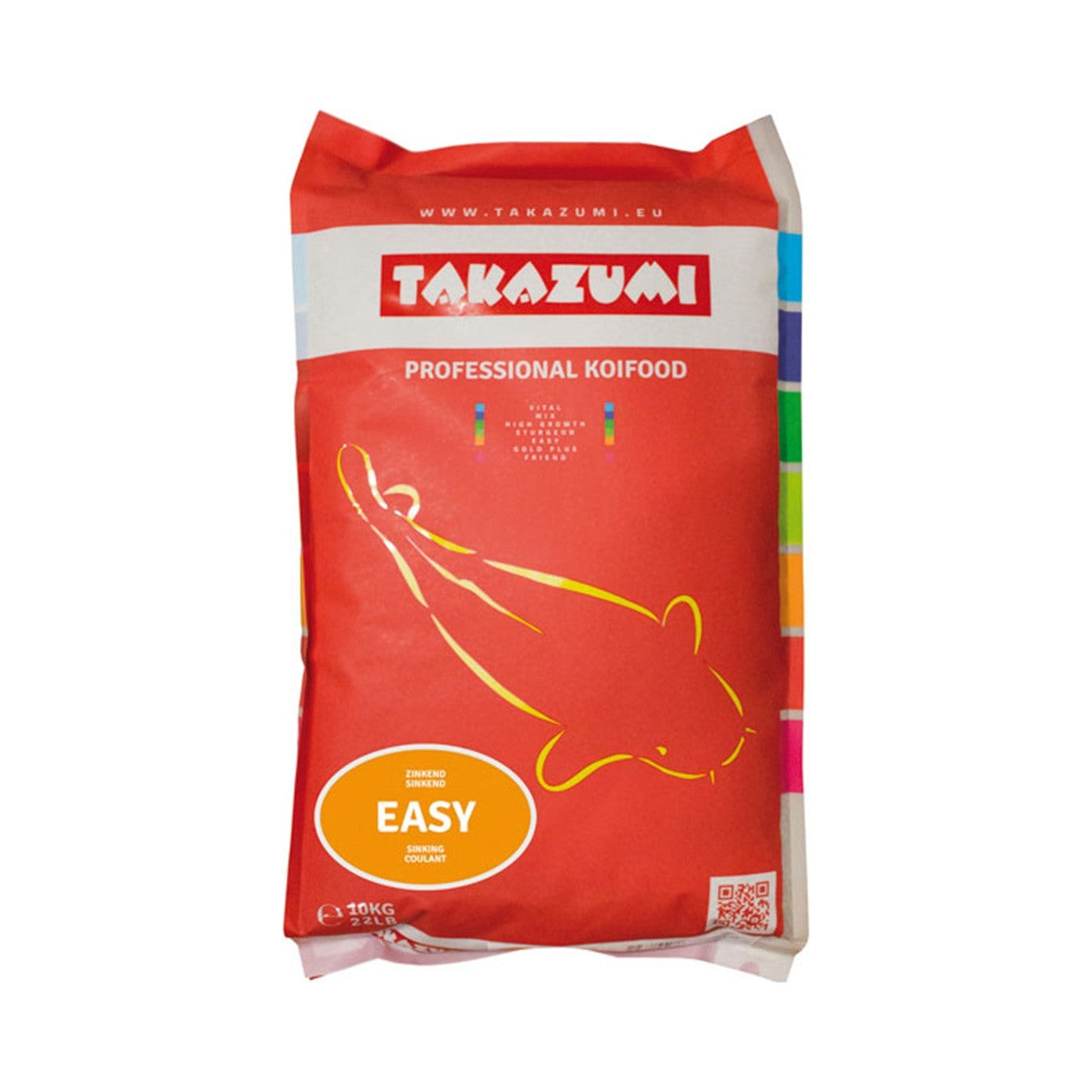 Takazumi Easy 10 kg – zinkend basisvoer voor rustige koi