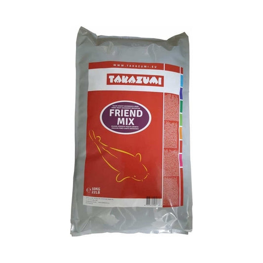 Takazumi Friend Mix 10 kg – voordelig drijvend mixvoer voor kleur en groei