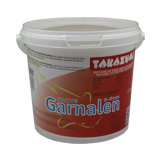 Takazumi Garnalen 2-4 cm 150 gram – eiwitrijke lekkernij voor koi
