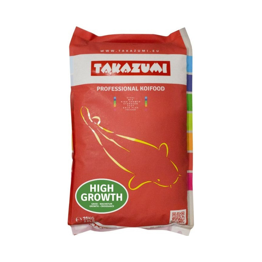 Takazumi High Growth 10 kg – groeivoer met hoog eiwit voor koi