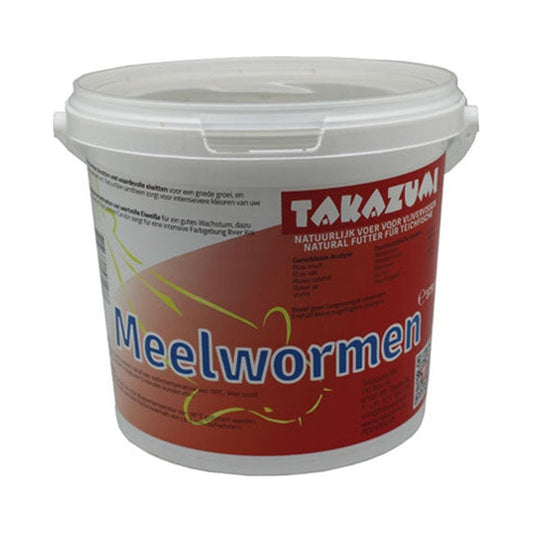 Takazumi Meelwormen 375 gram – rijke lekkernij voor koi
