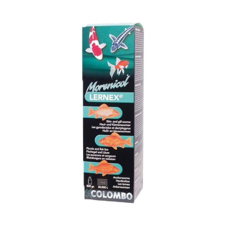 Colombo Morenicol Lernex 400 gram – poeder tegen huid- en kieuwwormen (10.000 l)