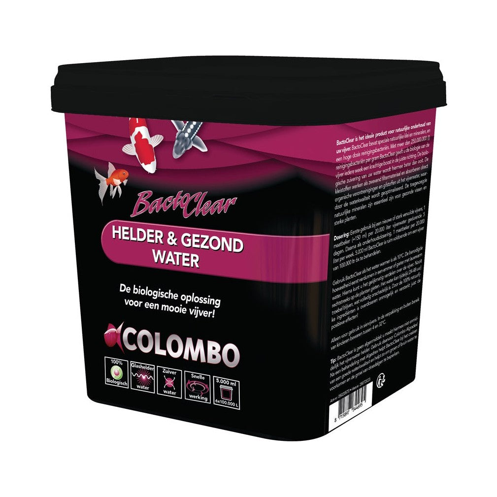 Colombo BactoClear 5000 ml – reinigingsbacteriën voor helder vijverwater (100.000 l)