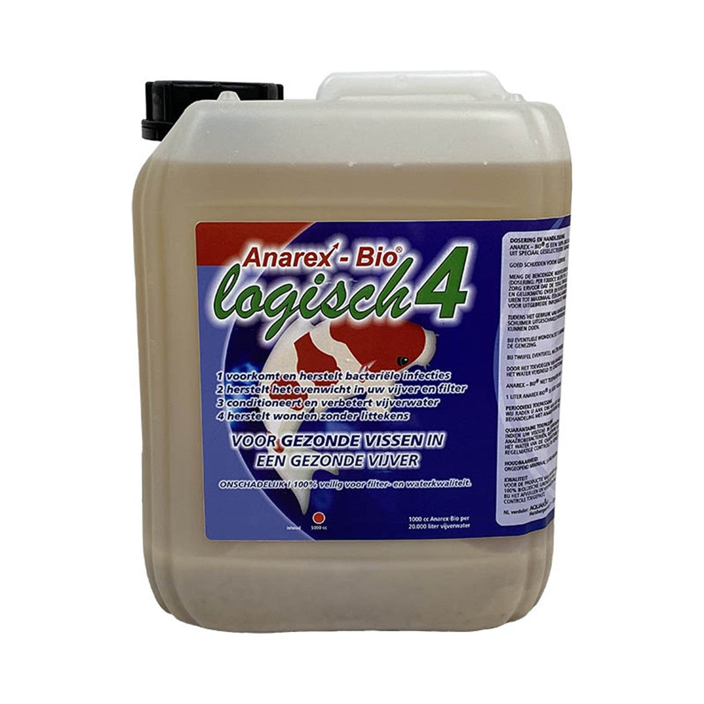 Anarex-Bio Logisch 4 5 liter – melkzuurbacteriën voor de koivijver (100.000 l)