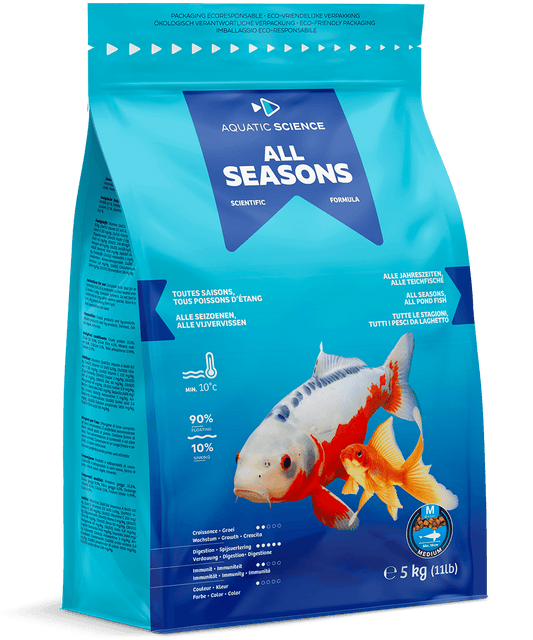 Aquatic Science All Seasons Small 2 kg – basisvoer voor vijvervissen