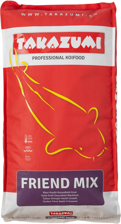 Takazumi Friend Mix 10 kg – Voordelig Drijvend Koivoer voor Kleur & Groei