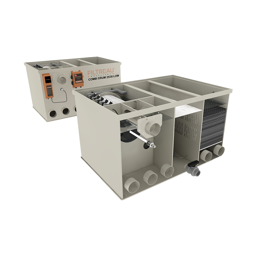 Combi drum 25/30 Low Gravity trommelfilter Filtreau