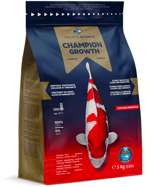 Aquatic Science Champion Growth Medium 5 kg – drijvend groeivoer voor koi