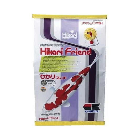 Hikari Friend Medium 10 kg – Drijvend Koivoer voor Koi & Vijvervissen (korrel 5–5,5 mm)