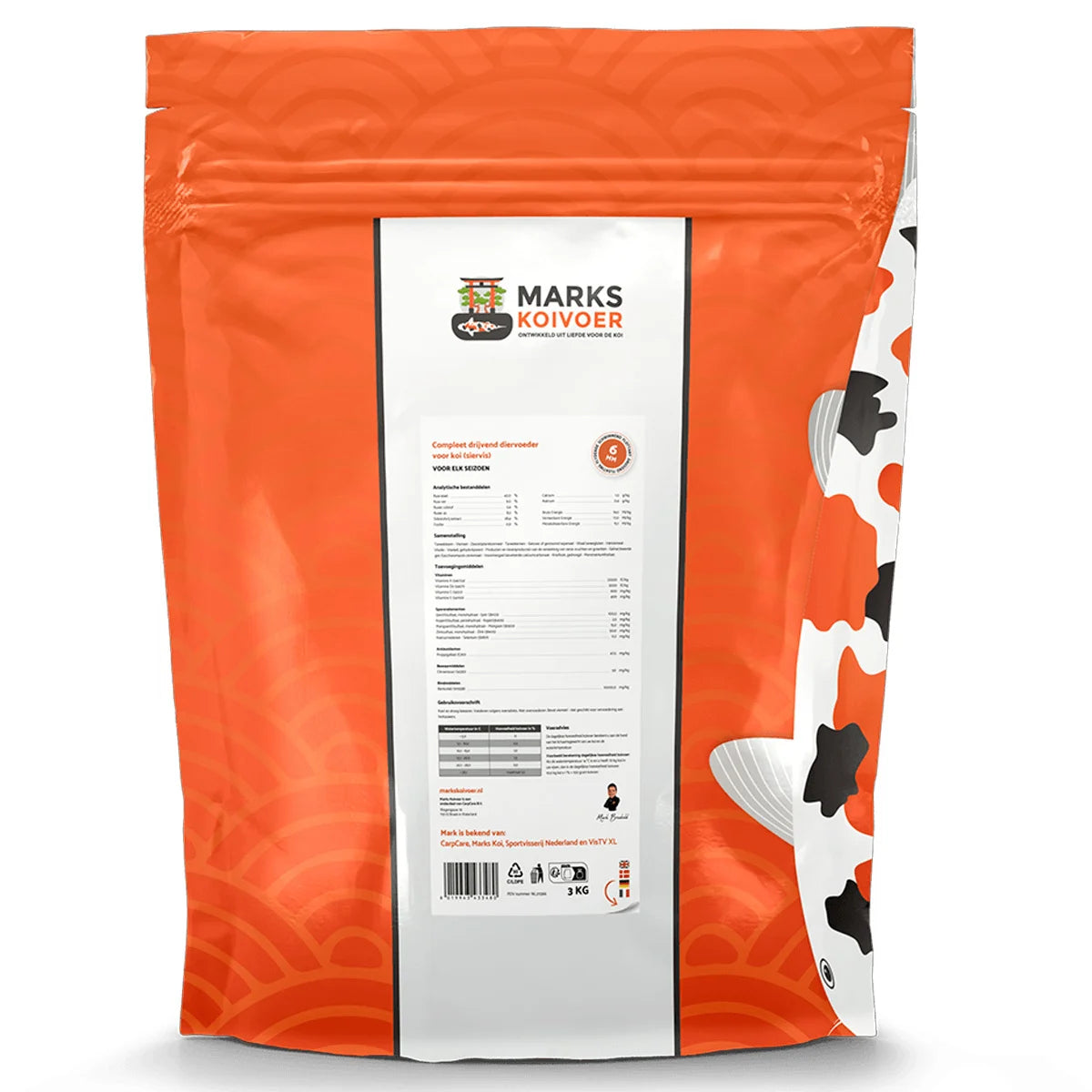 Marks Koivoer Multi Season 6 mm drijvend koivoer 3 kg