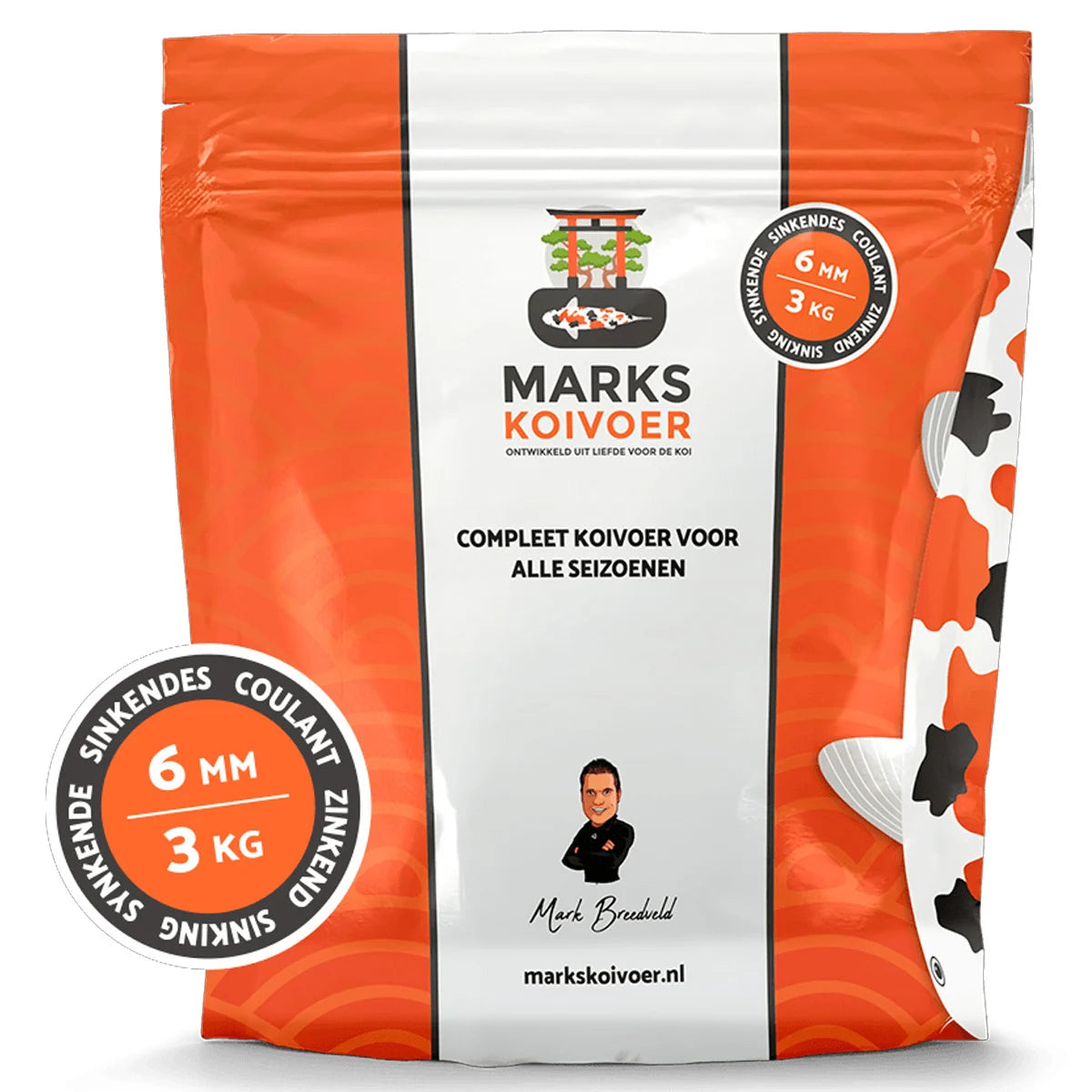 Marks Koivoer Multi Season 6 mm zinkend – premium koivoer voor uw vijver