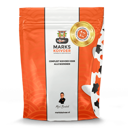 Marks Koivoer Champions Edition Multi Season 6 mm Zinkend - Premium Koi Voer voor Gezonde en Kleurrijke Koi