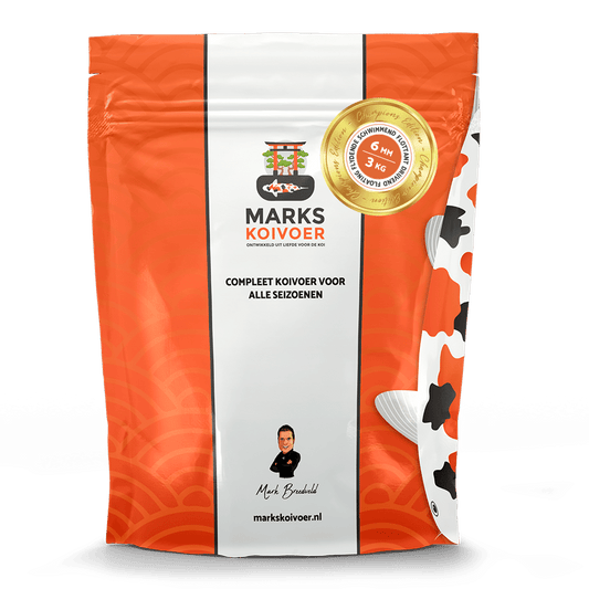 Marks Koivoer Champions Edition Multi Season 6 mm Zinkend - Premium Koi Voer voor Gezonde en Kleurrijke Koi