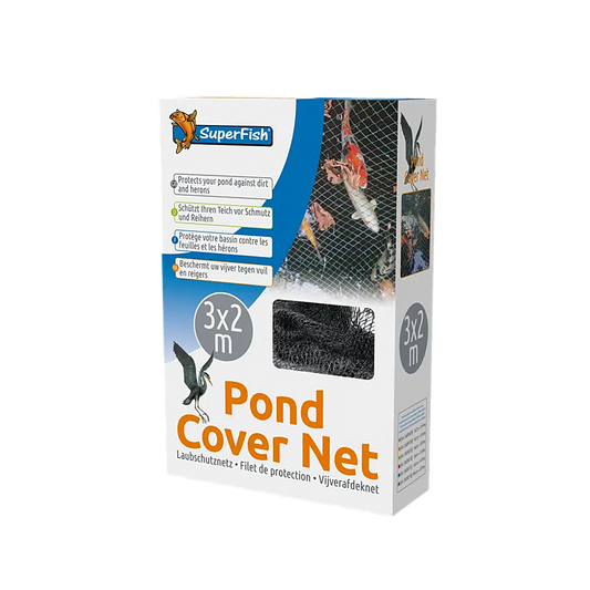 SuperFish Pond Cover Net 3 x 2 m – vijverafdeknet tegen bladeren en reigers