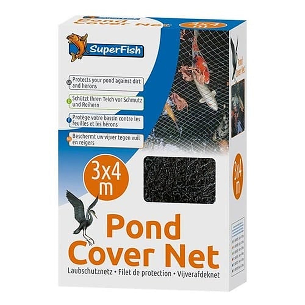 SuperFish Pond Cover Net 3 x 4 m – vijverafdeknet tegen bladeren en reigers