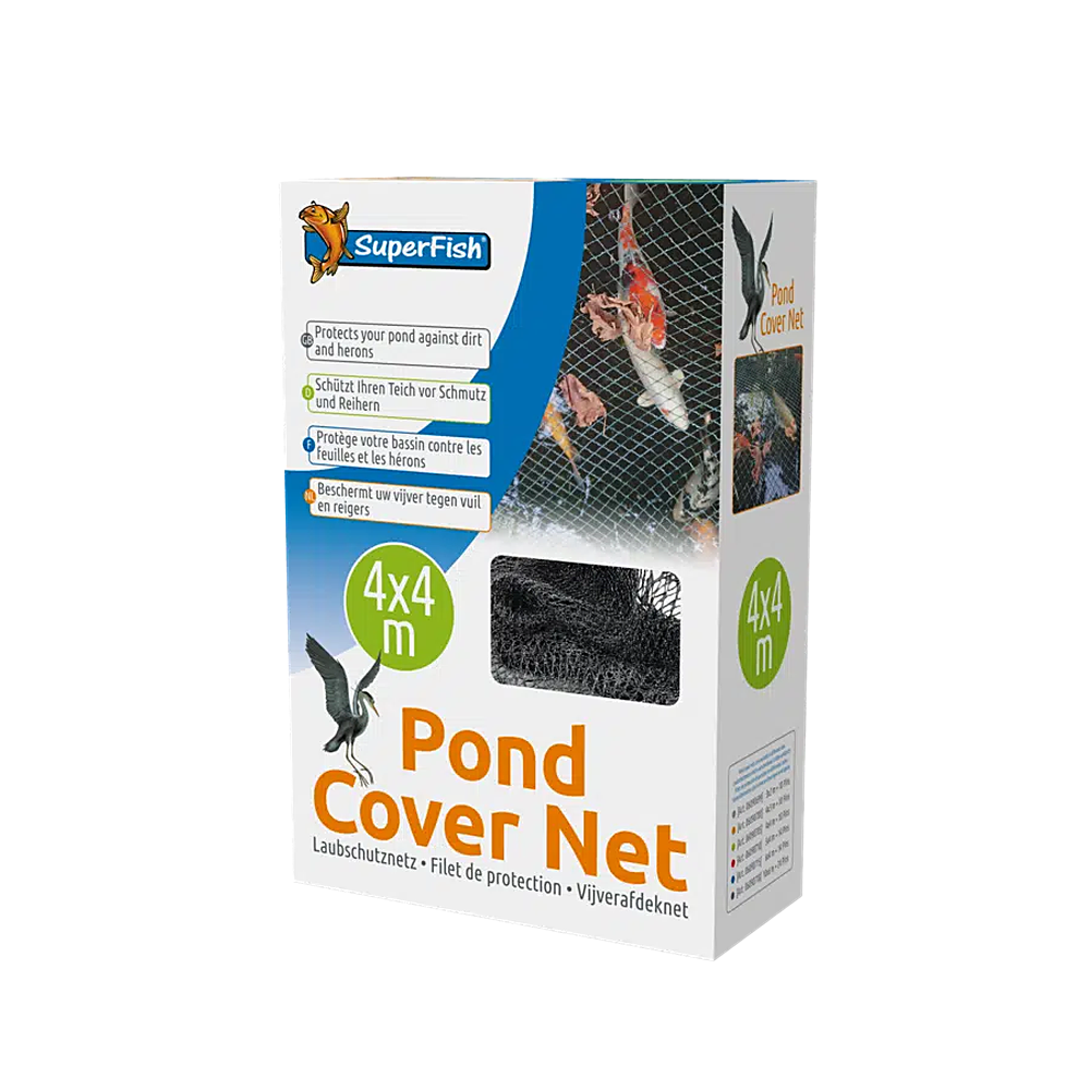 SuperFish Pond Cover Net 4 x 4 m – vijverafdeknet tegen bladeren en reigers