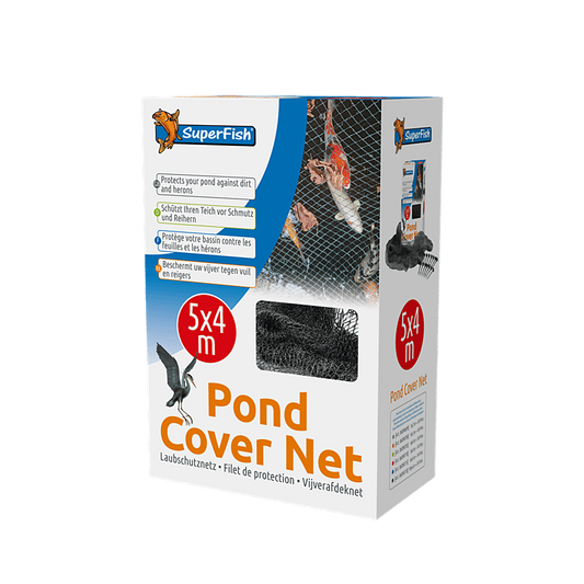 SuperFish Pond Cover Net 5 x 4 m – vijverafdeknet tegen bladeren en reigers