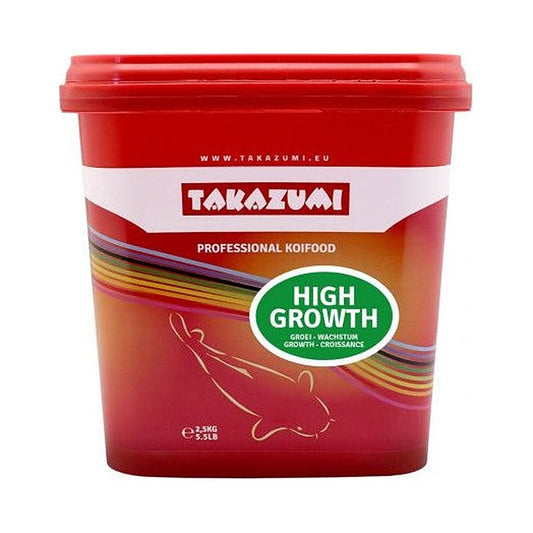 Takazumi High Growth 4,5 kg – groeivoer met hoog eiwit voor koi